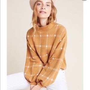 Anthropologie Bonnie Balloon Sleeve Pullover